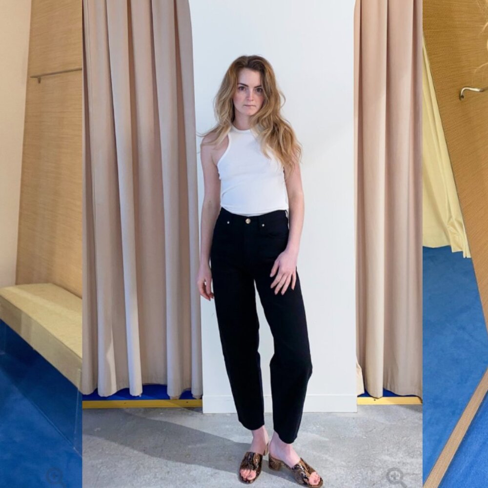 Goldsign Black 'The Curved' Jeans